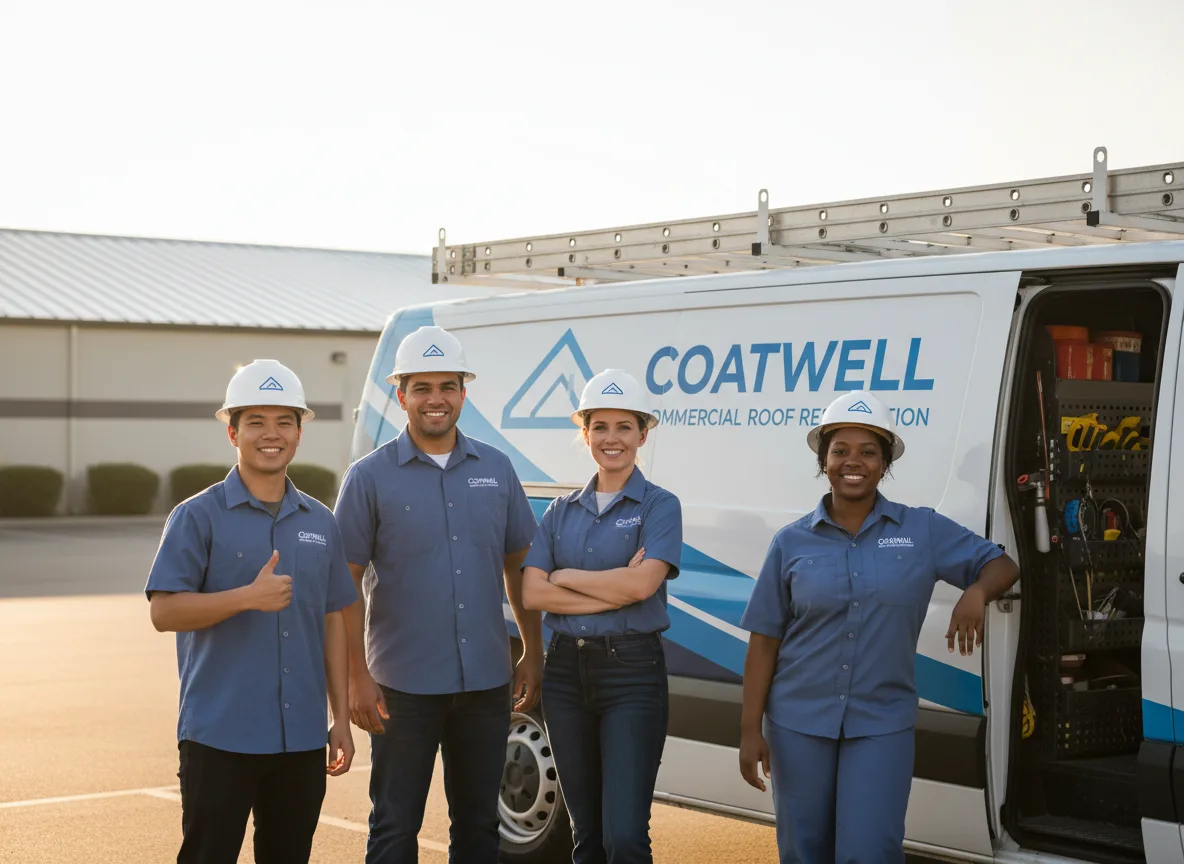 Commercial roof coating company in Gordon, TX